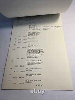 1969 MOSQUITO SQUADRON Original Movie Script Continuity David McCallum, S. Neve