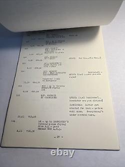 1969 MOSQUITO SQUADRON Original Movie Script Continuity David McCallum, S. Neve