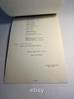 1969 MOSQUITO SQUADRON Original Movie Script Continuity David McCallum, S. Neve