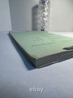 1969 NUMBER ONE Original Movie Script Continuity Charlton Heston, Jess Walter