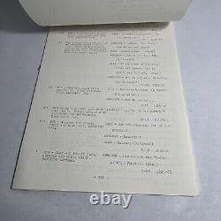 1969 POPI Original Movie Script Continuity Alan Arkin, Rita Moreno