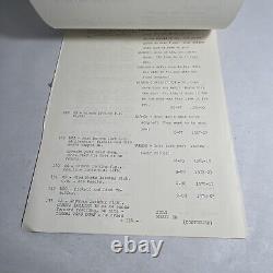 1969 POPI Original Movie Script Continuity Alan Arkin, Rita Moreno