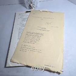 1969 POPI Original Movie Script Continuity Alan Arkin, Rita Moreno