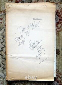 1969 SCRIPT RUSSIAN-SWEDISH FILM MAN FROM THE OTHER SIDE Emil BRAGINSKY Rare