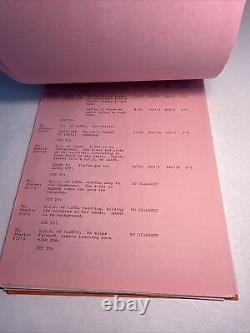 1970 LAWMAN Original Movie EXPORT SCRIPT withAlt Version, Burt Lancaster RARE