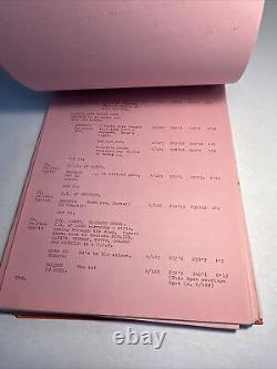 1970 LAWMAN Original Movie EXPORT SCRIPT withAlt Version, Burt Lancaster RARE