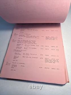 1970 LAWMAN Original Movie EXPORT SCRIPT withAlt Version, Burt Lancaster RARE