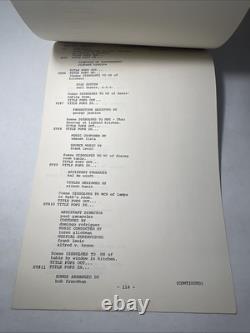 1970 THE ANGEL LEVINE Movie Script Continuity Jan Kadar, Zero Mostel, Belafonte