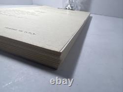 1970 THE ANGEL LEVINE Movie Script Continuity Jan Kadar, Zero Mostel, Belafonte