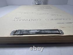 1970 THE ANGEL LEVINE Movie Script Continuity Jan Kadar, Zero Mostel, Belafonte