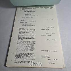 1970 THREE Original Movie Script Continuity Charlotte Rampling, Robie Porter