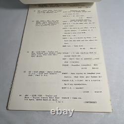 1970 THREE Original Movie Script Continuity Charlotte Rampling, Robie Porter