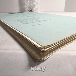 1970 THREE Original Movie Script Continuity Charlotte Rampling, Robie Porter