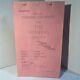 1971 The Hunting Party Original Movie Script Continuity Actor Gene Hackman