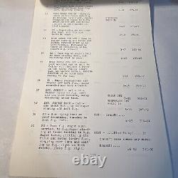 1971 THE HUNTING PARTY Original Movie Script Continuity Actor Gene Hackman