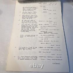 1971 THE HUNTING PARTY Original Movie Script Continuity Actor Gene Hackman