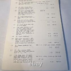 1971 THE HUNTING PARTY Original Movie Script Continuity Actor Gene Hackman