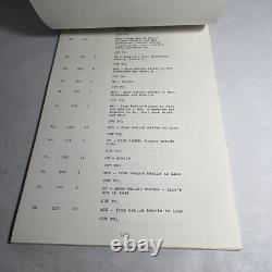 1971 WHAT'S THE MATTER WITH HELEN Original Movie Script Continuity D. Reynolds