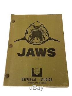 1973 Jaws Original Movie Script Universal Pictures Stephen Spielberg