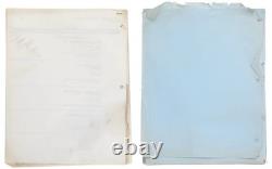 1974 Doc Savage Movie Shooting Schedule & Partial Script Vintage Authentic Rare
