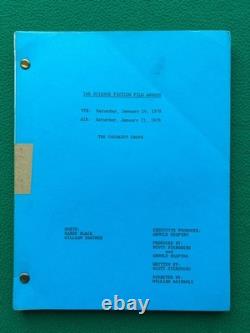 1978 SATURN SCIENCE FICTION FILM AWARDS TV Script Shatner ROCKET MAN STAR WARS