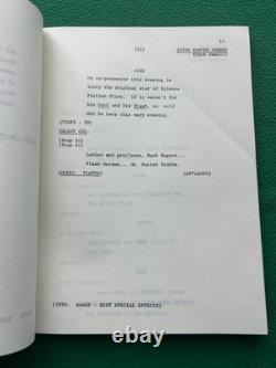 1978 SATURN SCIENCE FICTION FILM AWARDS TV Script Shatner ROCKET MAN STAR WARS