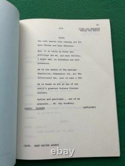 1978 SATURN SCIENCE FICTION FILM AWARDS TV Script Shatner ROCKET MAN STAR WARS