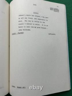 1978 SATURN SCIENCE FICTION FILM AWARDS TV Script Shatner ROCKET MAN STAR WARS
