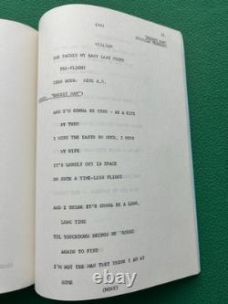 1978 SATURN SCIENCE FICTION FILM AWARDS TV Script Shatner ROCKET MAN STAR WARS