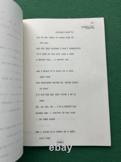 1978 SATURN SCIENCE FICTION FILM AWARDS TV Script Shatner ROCKET MAN STAR WARS