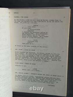 1979 Captain America Tv Movie Script By Don Ingalls, Allan Balter, Rod Holcomb
