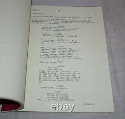1979 Cheech & Chong's Next Movie Final Draft Movie Script Screenplay Rare