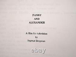 1979 FANNY and ALEXANDER Draft SCREENPLAY by INGMAR BERGMAN a 5 Hour TV FILM