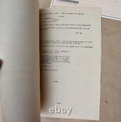 1979 IO Outland Original Movie Script Early Draft Peter Hyams Sean Connery