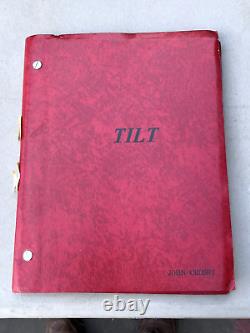 1979 Tilt Original Movie Script Final Draft Brooke Shields Pinball Wizard Durand