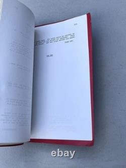 1979 Tilt Original Movie Script Final Draft Brooke Shields Pinball Wizard Durand