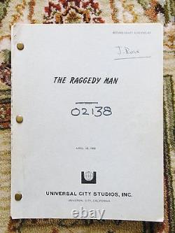 1980 Working Draft Screenplay / Script Raggedy Man Sissy Spacek, Eric Roberts