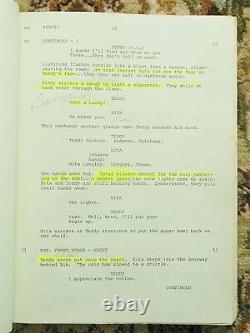 1980 Working Draft Screenplay / Script Raggedy Man Sissy Spacek, Eric Roberts