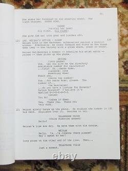 1981 Rare EARLY DRAFT SCREENPLAY / FILM SCRIPT of STEPHEN KING'S DEAD ZONE
