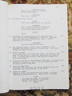 1981 Rare EARLY DRAFT SCREENPLAY / FILM SCRIPT of STEPHEN KING'S DEAD ZONE