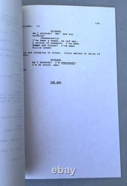1982 Tootsie by Larry Gelbart Original Movie Script Screenplay Mirage