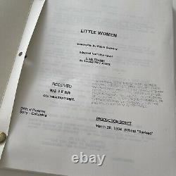 1984 Original Little Woman movie script Internal studio distribution jacket