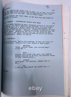 1986 Liberty NBC TV Special Film Production Bible & Screenplay Pete Hamill RARE