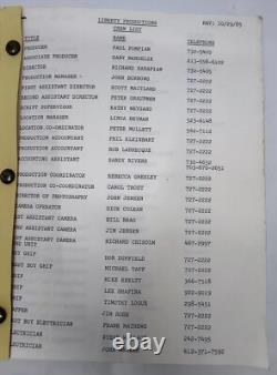 1986 Liberty NBC TV Special Film Production Bible & Screenplay Pete Hamill RARE