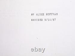 1987 ALICE HOFFMAN Original Unproduced FILM SCREENPLAY titled RAIN OR SHINE