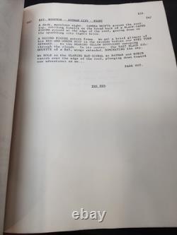 1987 Batman Movie Second Draft Script