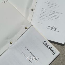 1987 Bill & Ted's Excellent Adventure Movie Final Shooting Script & Continuity