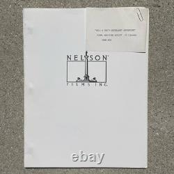 1987 Bill & Ted's Excellent Adventure Movie Final Shooting Script & Continuity