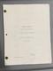 1987 Elektra Assassin 1st Draft Movie Script Unproduced Marvel Frank Miller