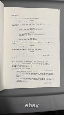 1987 ELEKTRA ASSASSIN 1st DRAFT MOVIE SCRIPT UNPRODUCED MARVEL FRANK MILLER